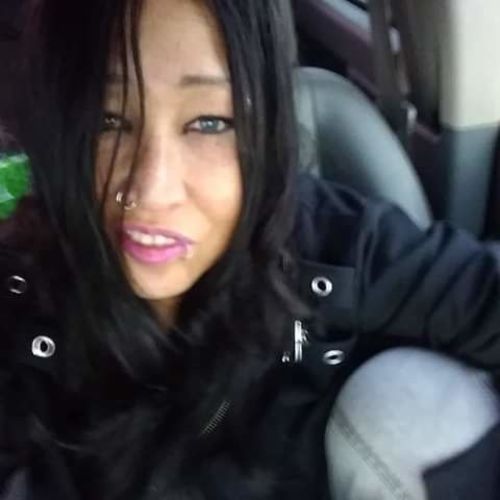 Customer photo review of Pixie Blue Prescription Contact Lenses