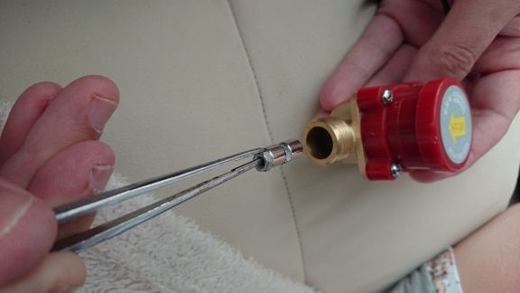 Customer photo review of Cloudray HT Water Flow Switch With Pagoda Head