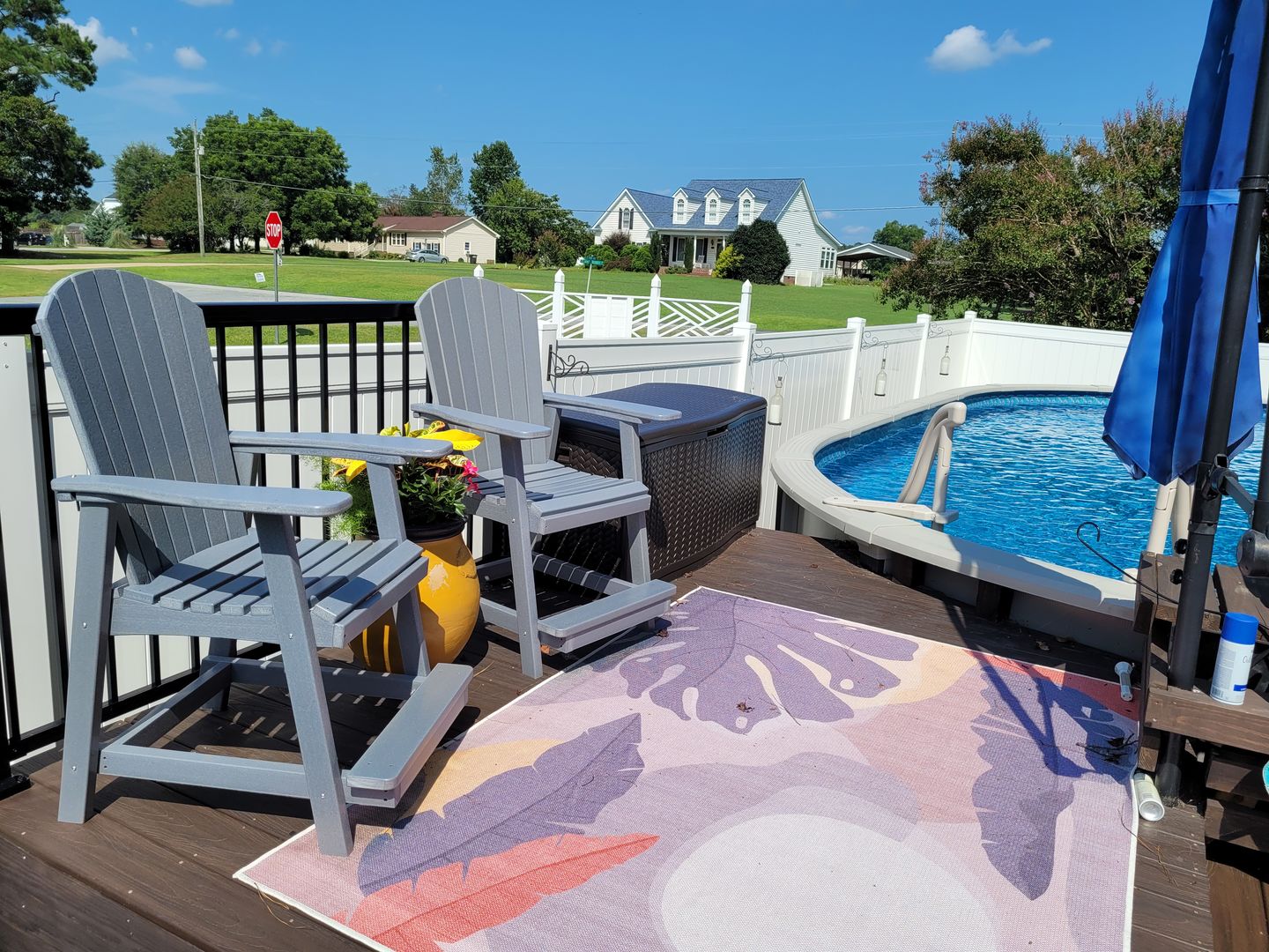 Customer photo review of DuraWeather Poly® Classic Adirondack Counter Chair
