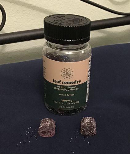 Customer photo review of 1500Mg Mixed Natural Flavors CBD Gummies