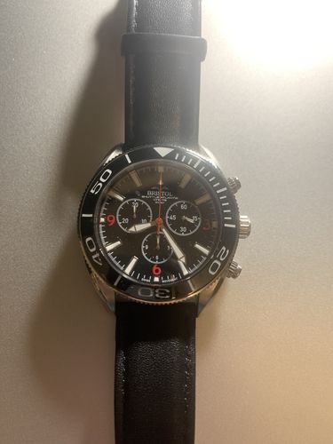 Customer photo review of Space Shuttle Atlantis Tribute - Black Dial, Leather Band