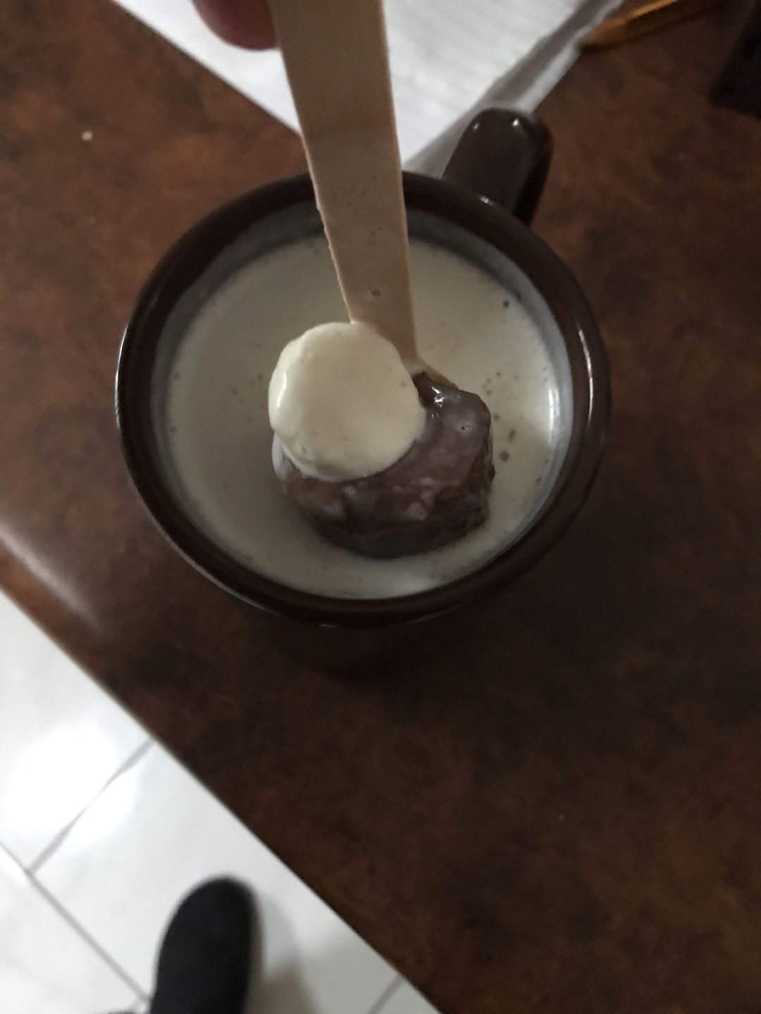 Customer photo review of Hot chocolate stick Milk Chocolate Twin Pack