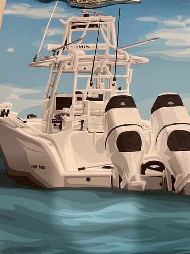 Customer photo review of Custom Boat Illustration