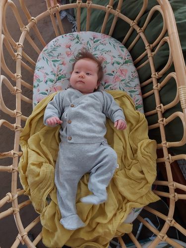 Customer photo review of Grey Marle Organic Kimono Set