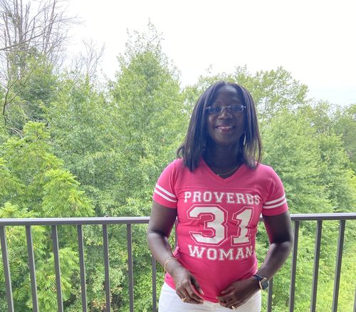 Customer photo review of Proverbs 31 Jersey Style Tee