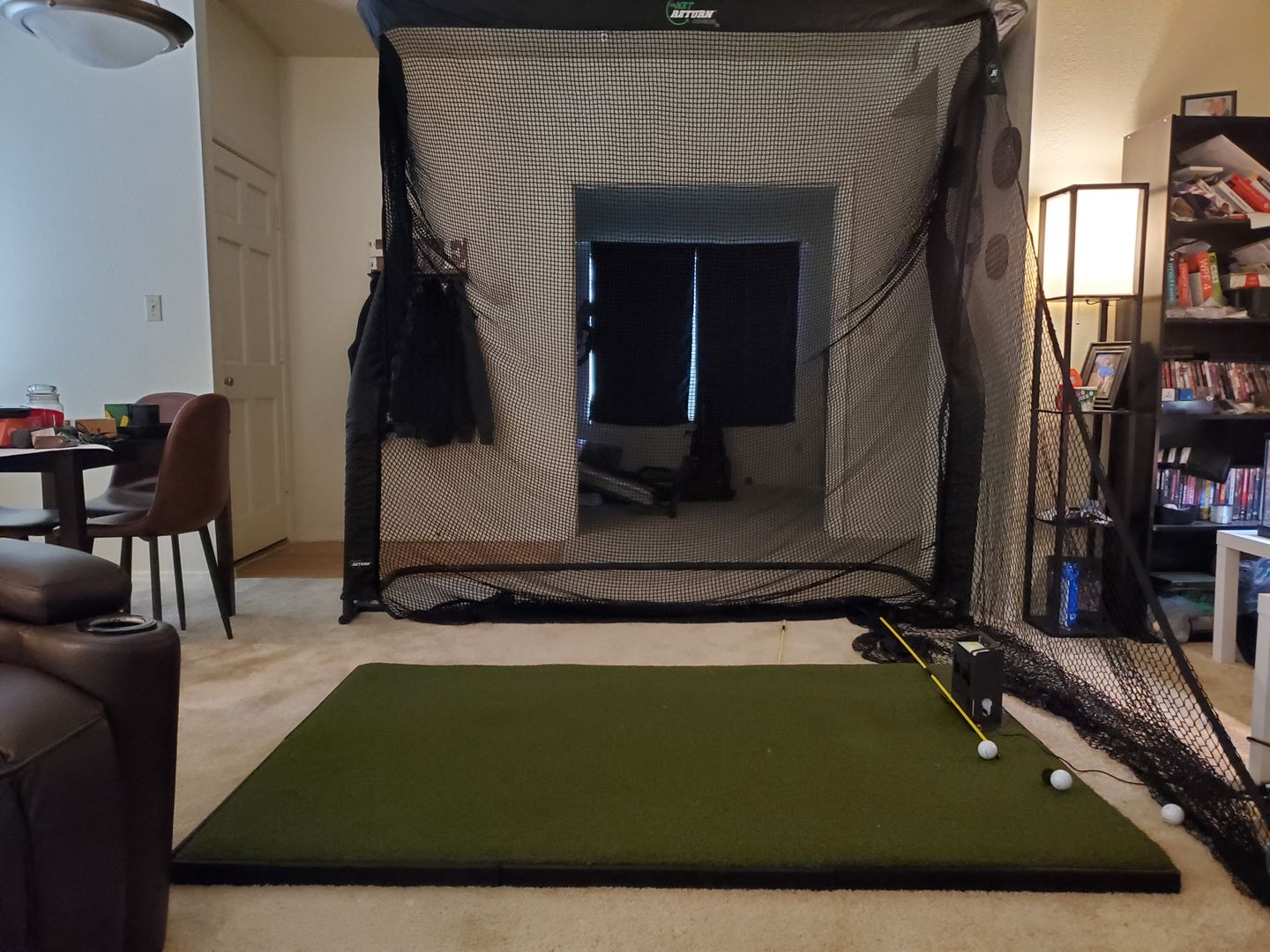 Customer photo review of Fiberbuilt Tee Box Golf Mat