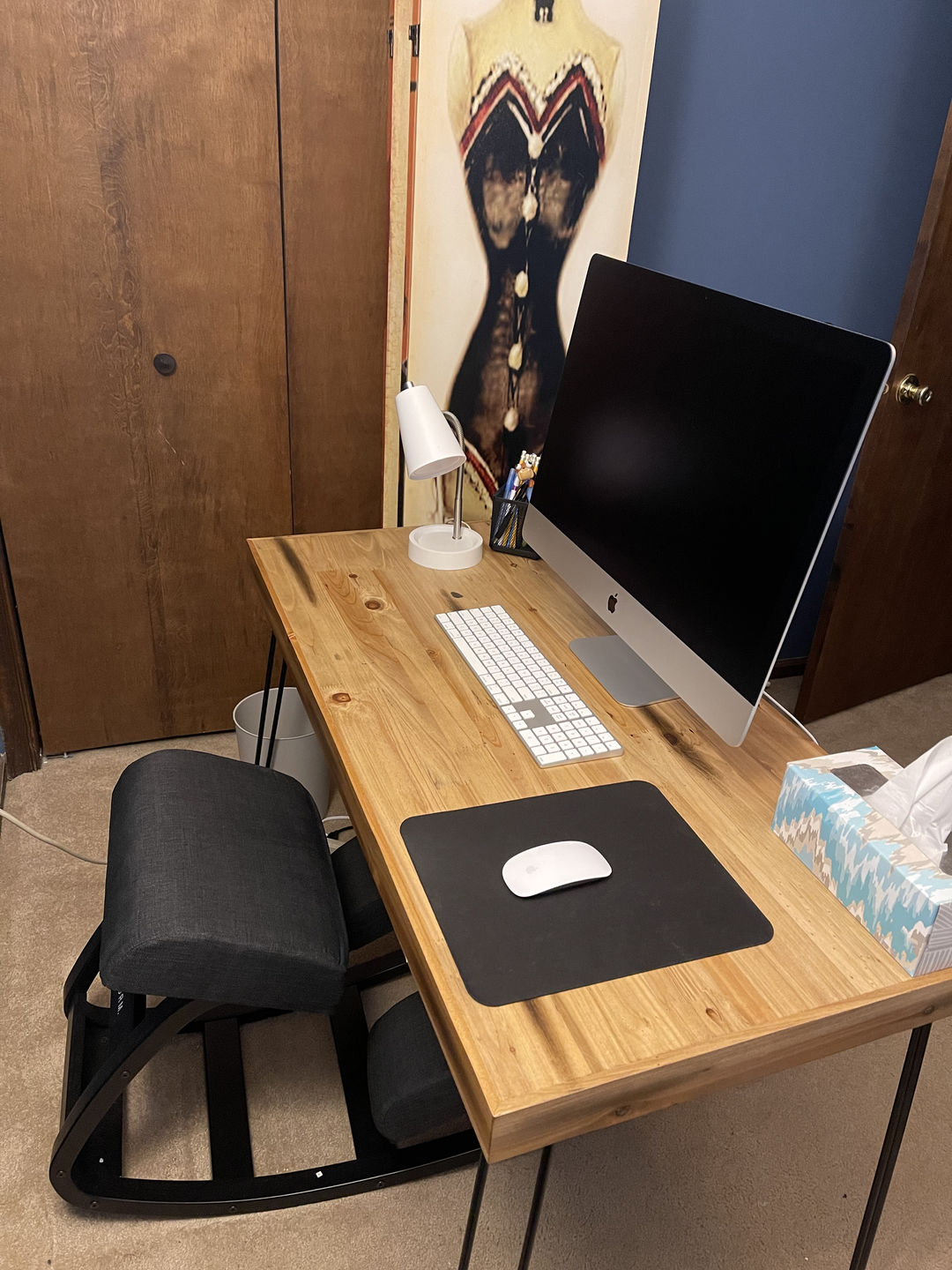 Customer photo review of The Portland Folding Desk.