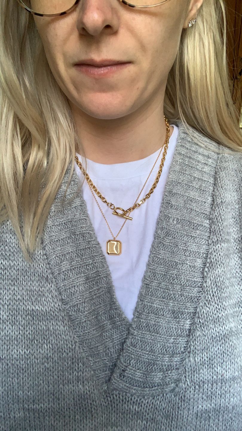 Customer photo review of Cuban Choker Necklace