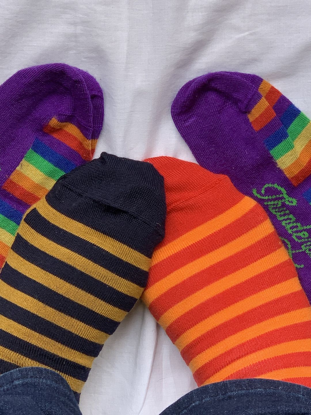Customer photo review of Socks Mallow Stripe