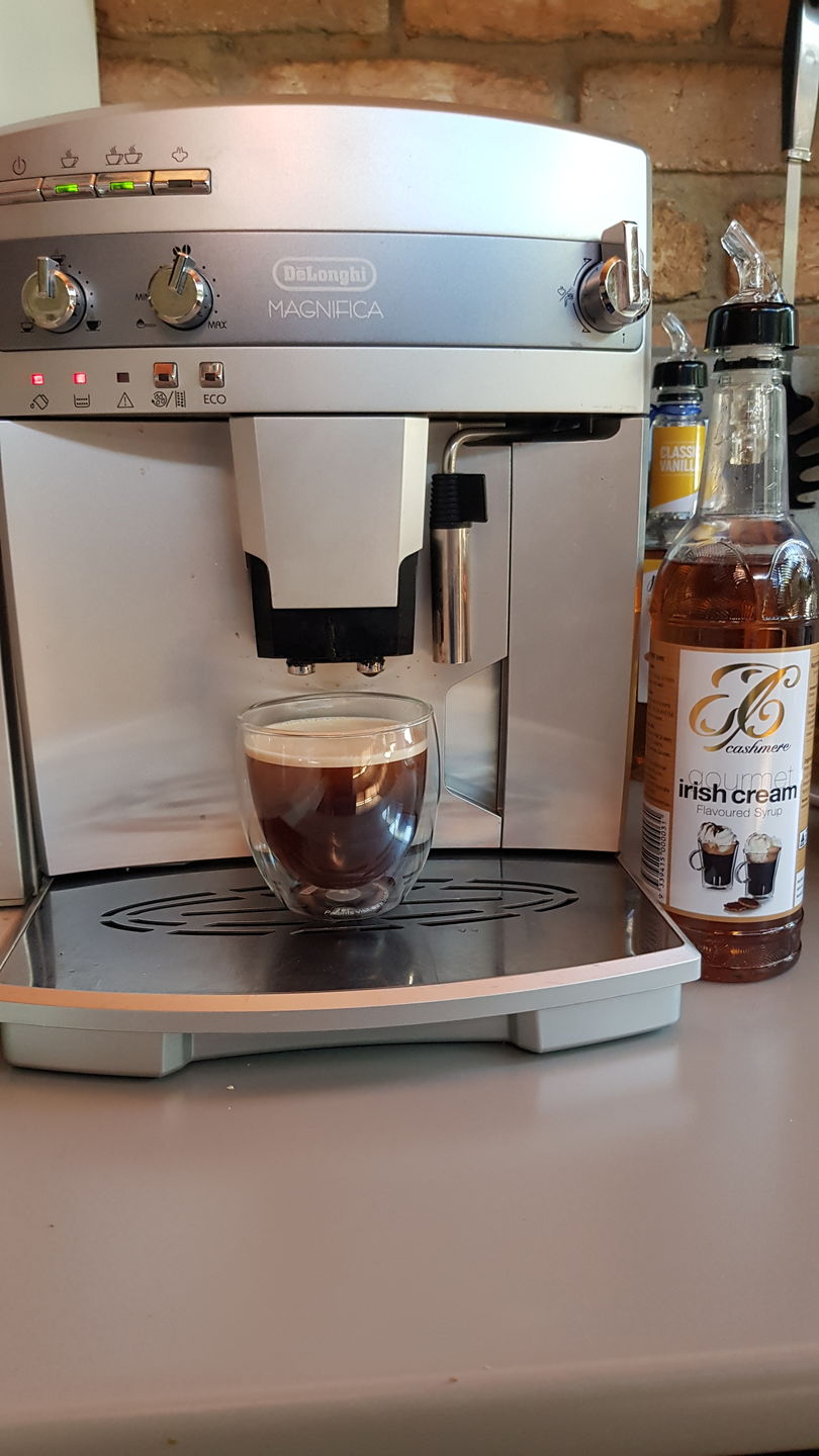 Customer photo review of Irish Cream Coffee Syrup