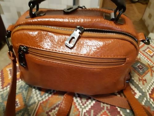 Customer photo review of IVY™ - LUXURY MULTI POCKETS SOFT LEATHER BAG