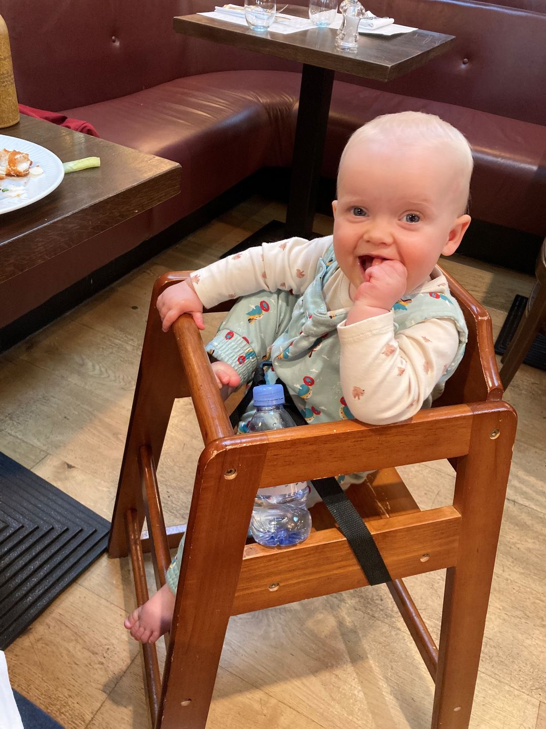 Customer photo review of Little Woodpecker Playdays Dungarees