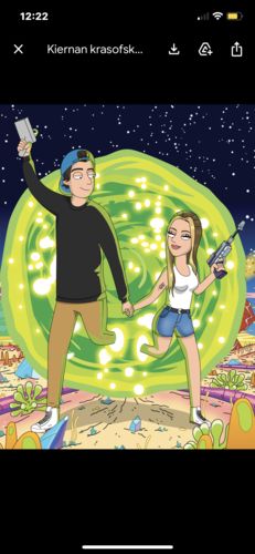 Customer photo review of 'Rick and Morty' Custom Portrait
