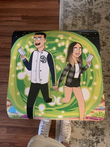 Customer photo review of 'Rick and Morty' Custom Portrait