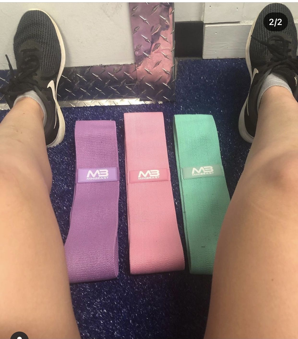 Customer photo review of MINIBEAST BOOTY BANDS (SET OF 3)