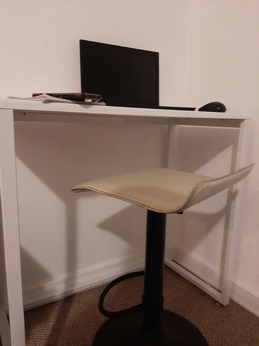 Customer photo review of Escritorio 80 x 40 WHITE