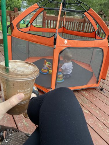 Customer photo review of Pop N' Go® Playpen