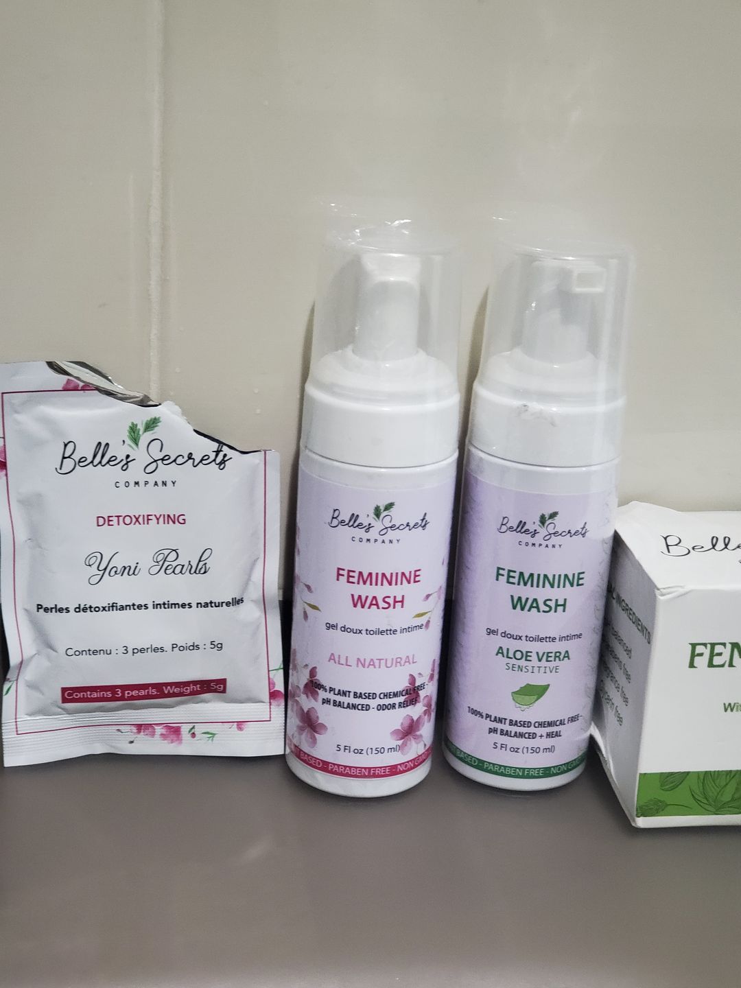 Customer photo review of Natural Yoni Wash