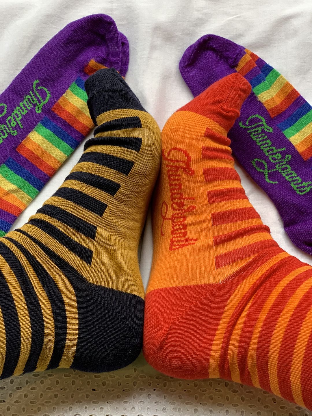 Customer photo review of Socks Mallow Stripe