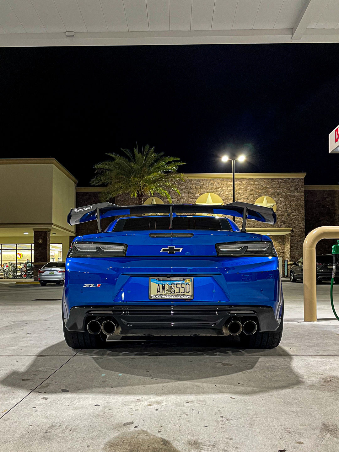 Customer photo review of 2016-2020 Chevy Camaro ZL1 1LE Full Carbon Fiber 1pc Rear Spoiler