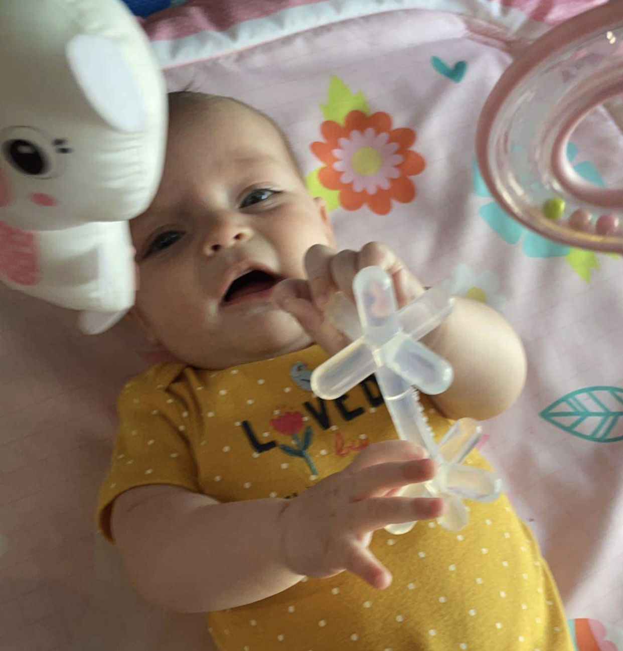Customer photo review of moonjax® baby teether