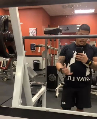 Customer photo review of Personal Record Heavy Duty Premium 8 Figure Lifting Straps - PR909 - Black/Grey