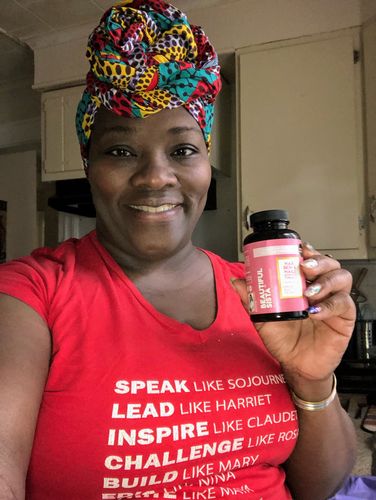 Customer photo review of BEAUTIFUL SISTA / Hair Skin & Nails Advanced Formula  20.04% Off Auto renew (additional discounts don't apply because product is already discounted) (Ships every 45 Days)