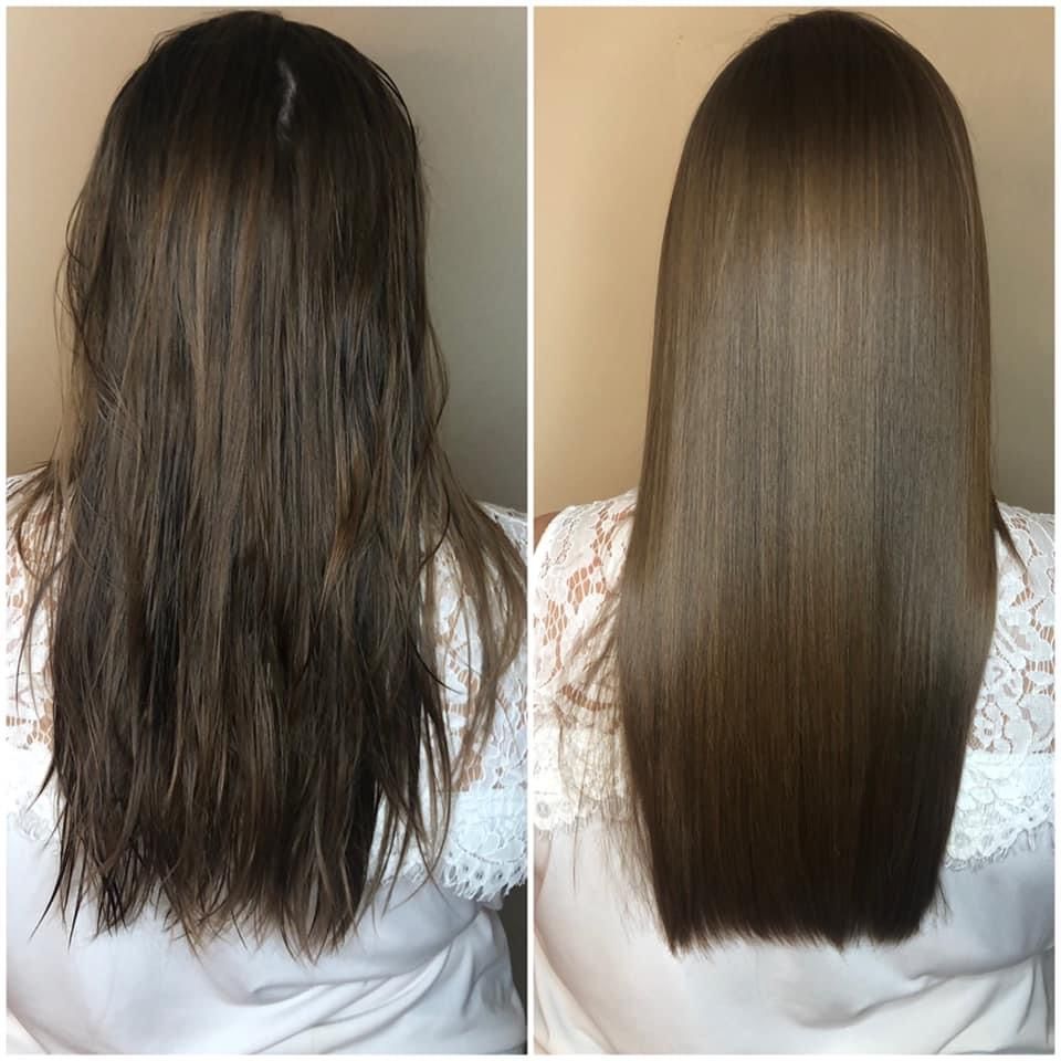 Customer photo review of Coconut Liss - Brazilian Hair Protein 1L