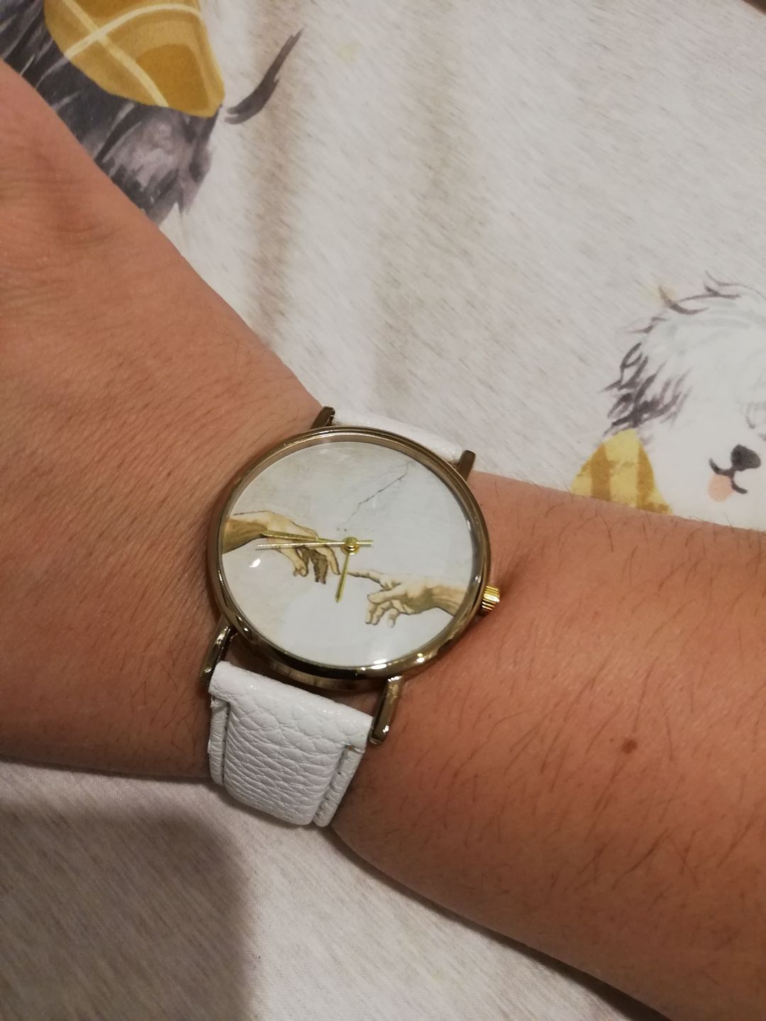 Customer photo review of Creation of Adam Watch