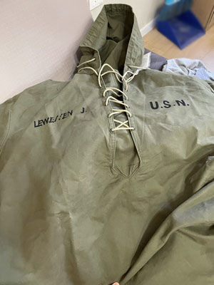 Customer photo review of 米軍 40’s U.S.NAVY デッキパーカー
