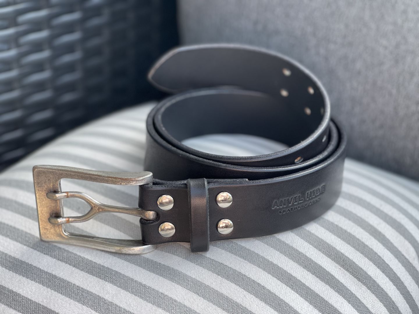 Customer photo review of “Bring your own buckle” belt