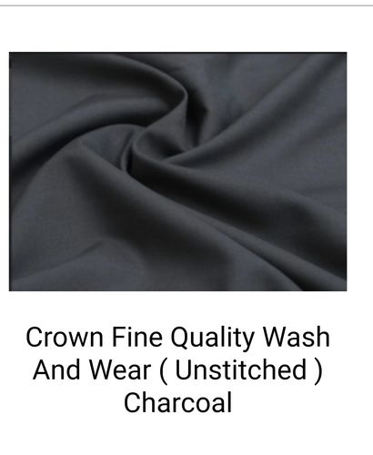 Customer photo review of Crown Fine Quality Wash And Wear ( Unstitched ) Charcoal