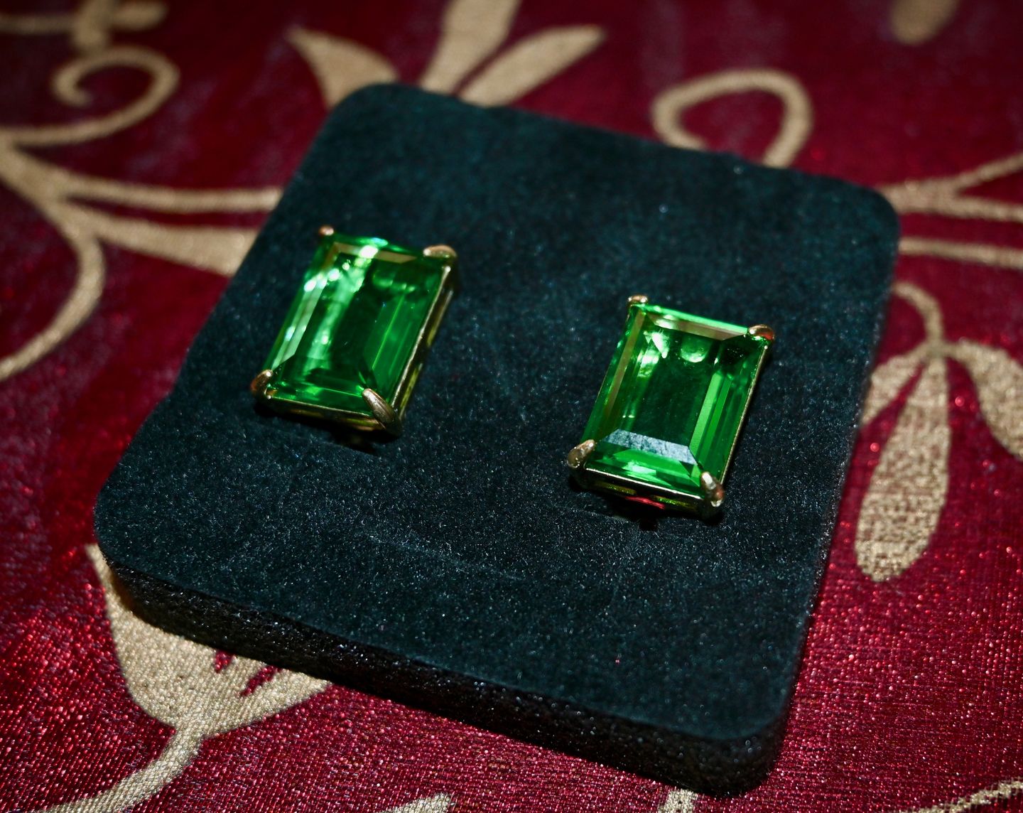 Customer photo review of HEIDI DAUS®"Devil Wears Heidi" Crystal Button Earring
