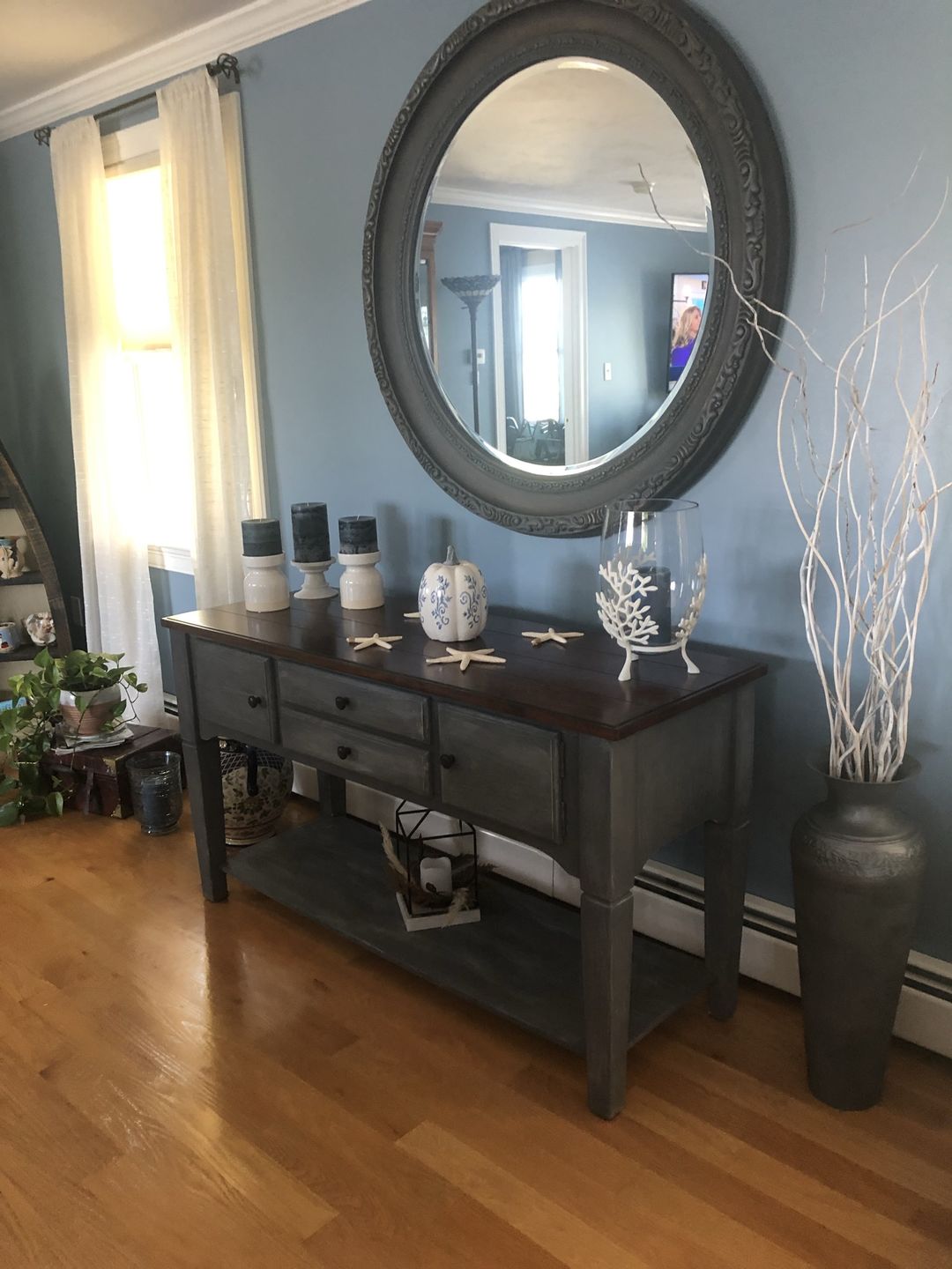 Customer photo review of Vanderbilt Gray - One Step Paint