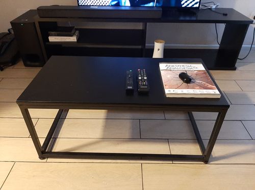 Customer photo review of Mesa de Centro BLACK 80 Rectangular