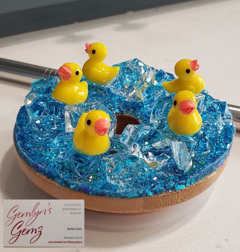 Customer photo review of Bamboo lid with stainless straw set