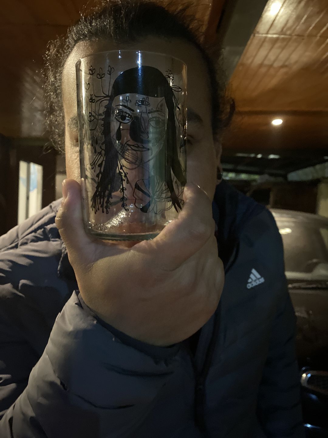 Customer photo review of Brindemos por EllosJuego de 4 Vasos