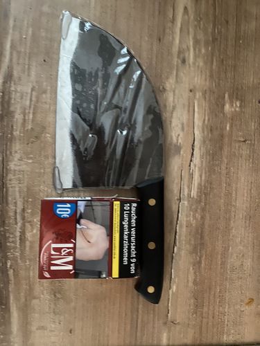 Customer photo review of Handgeschmiedetes Kochmesser - Serbian Style Rosewood