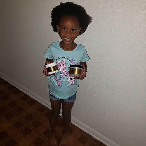 Customer photo review of Kid's Super healthy Hair kit