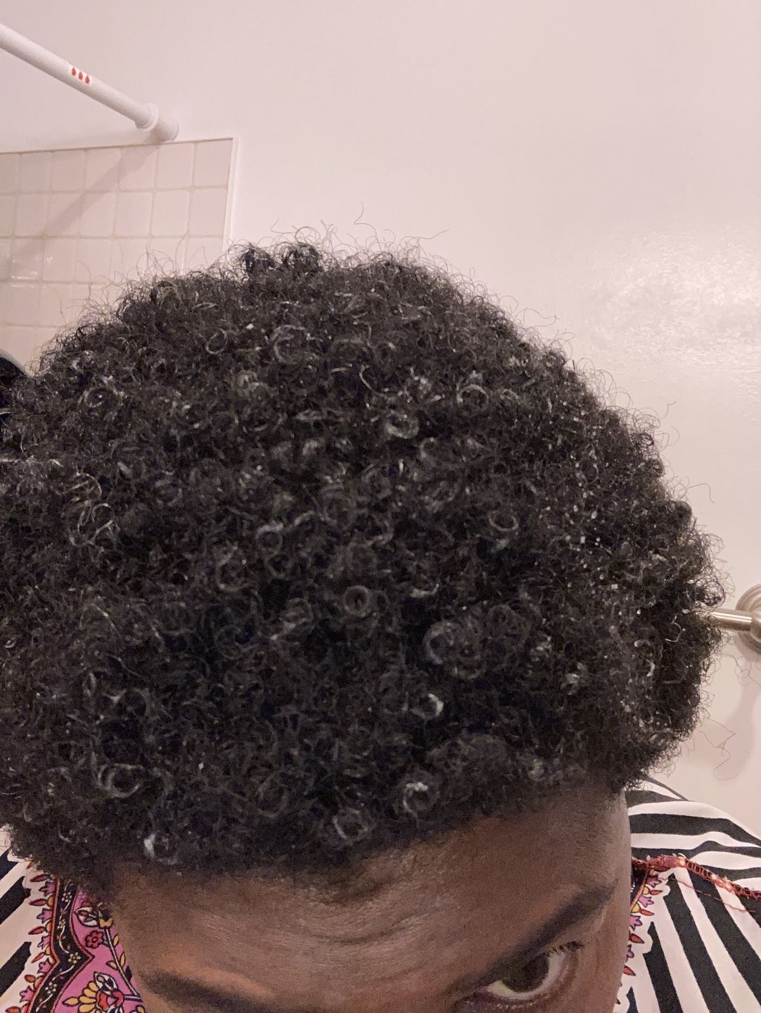 Customer photo review of Curly Hair Moisturizer with Organic Avocado Oil and Organic Jojoba Oil with Lavender Fragrance