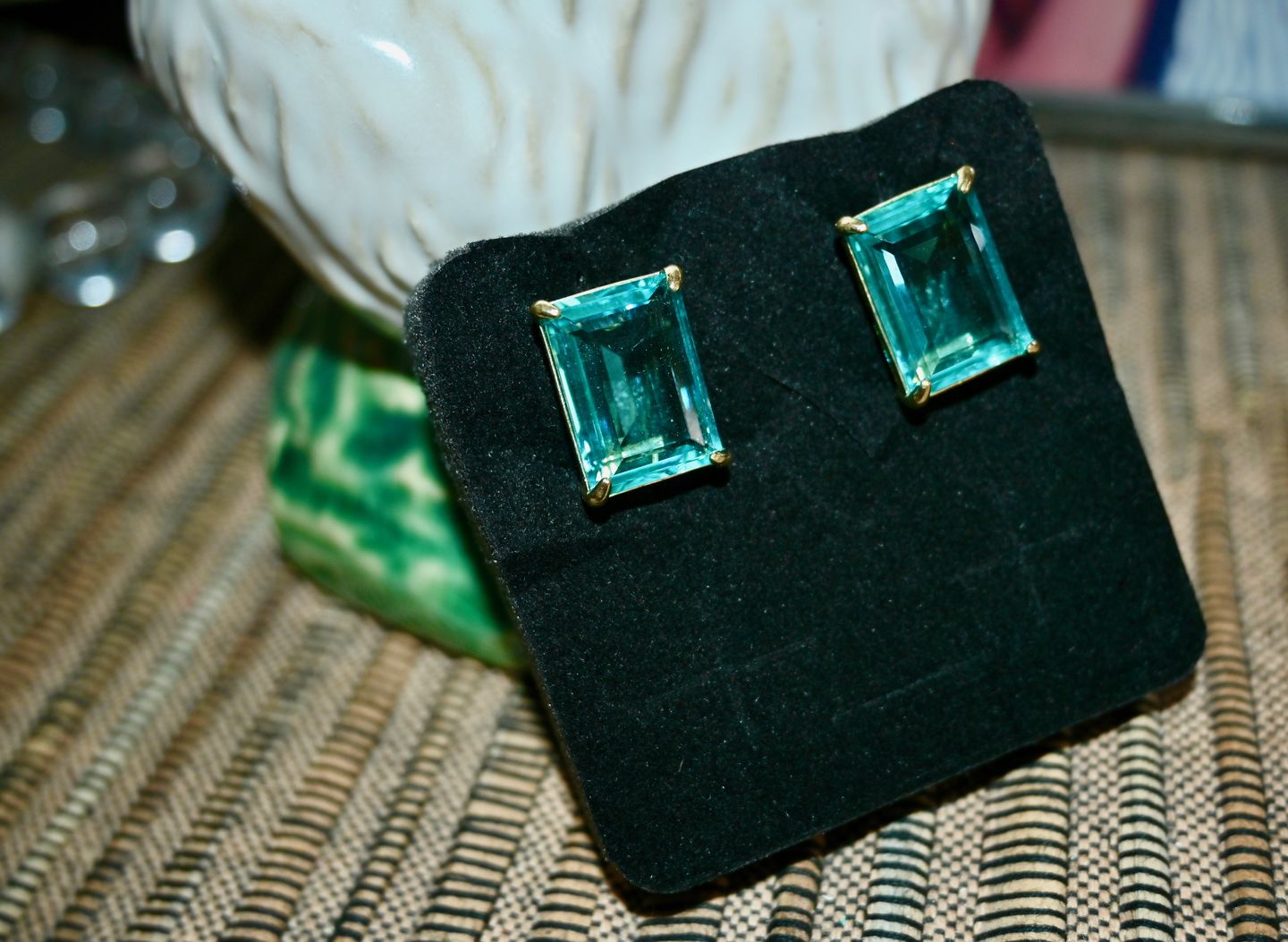 Customer photo review of HEIDI DAUS®"Devil Wears Heidi" Crystal Button Earring