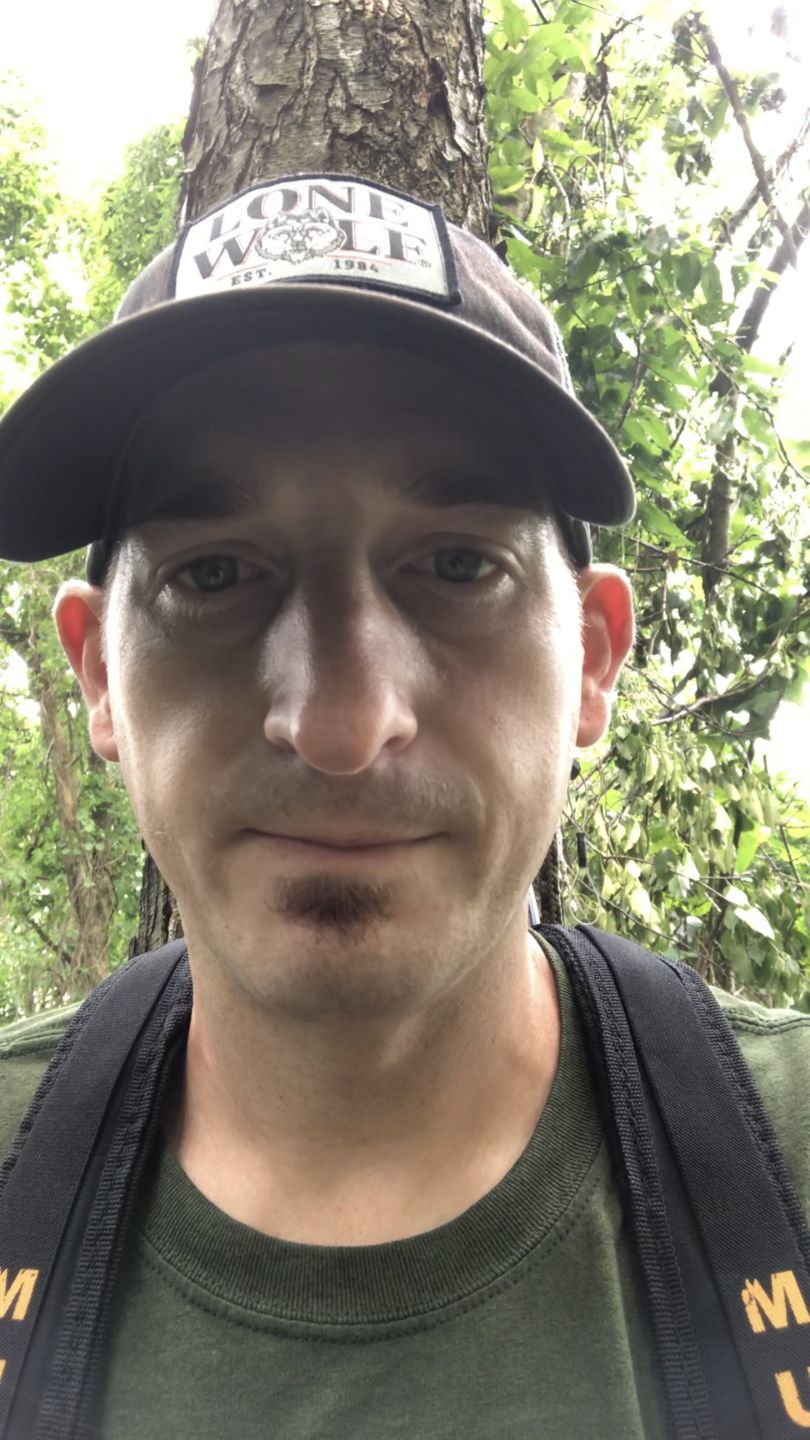 Customer photo review of Lone Wolf Garment Washed Trucker Hat