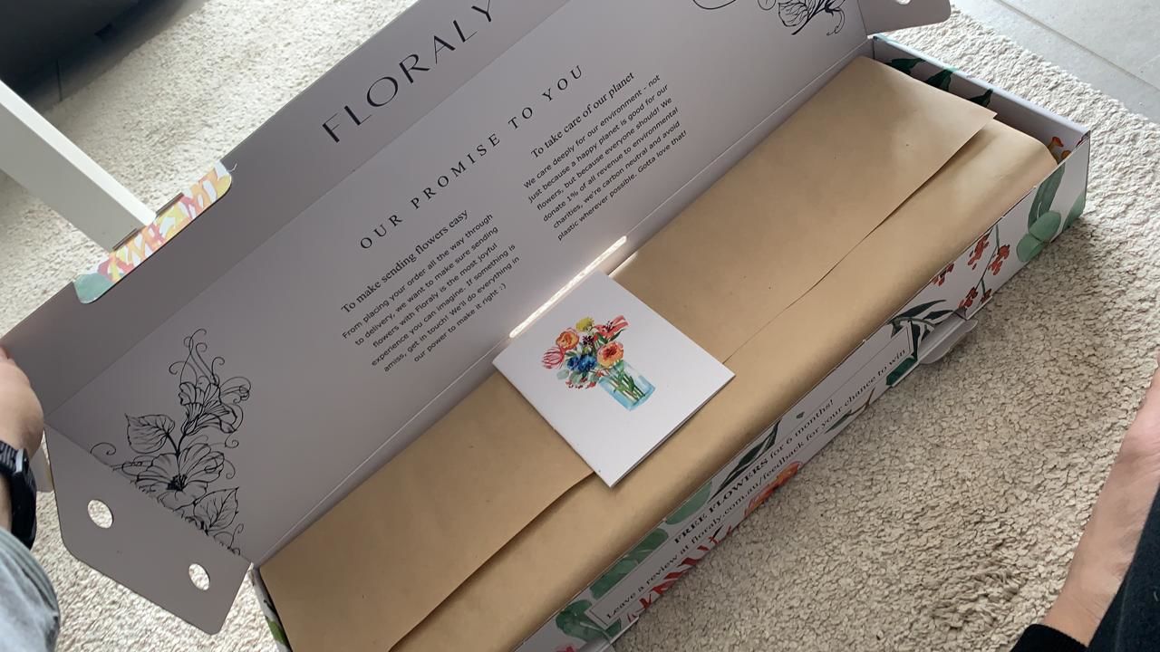 Customer photo review of Seasonal Flower Subscription