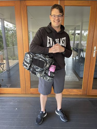 Customer photo review of Tacpac 'Recon 2.0' Digital Camo Nappy Bag Set