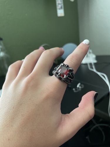 Customer photo review of DRAGON CLAW RING