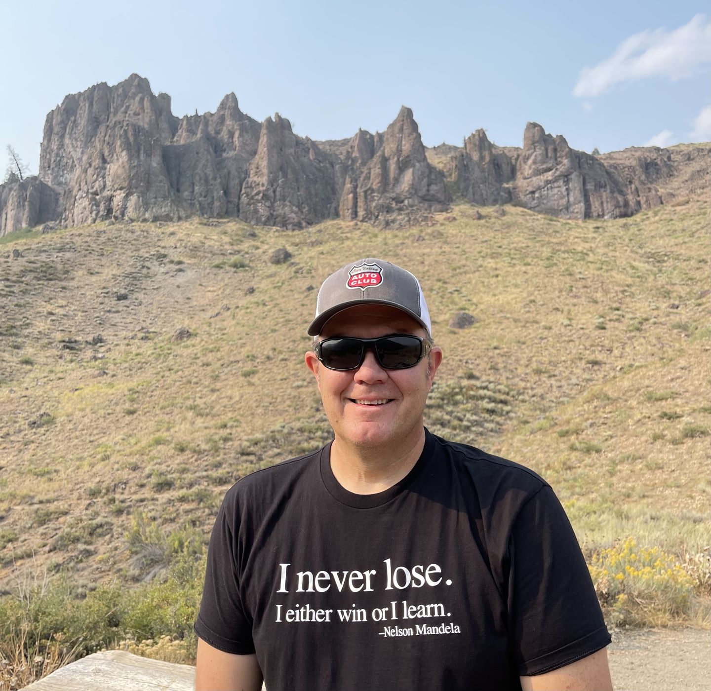 Customer photo review of I Never Lose -Nelson Mandela
