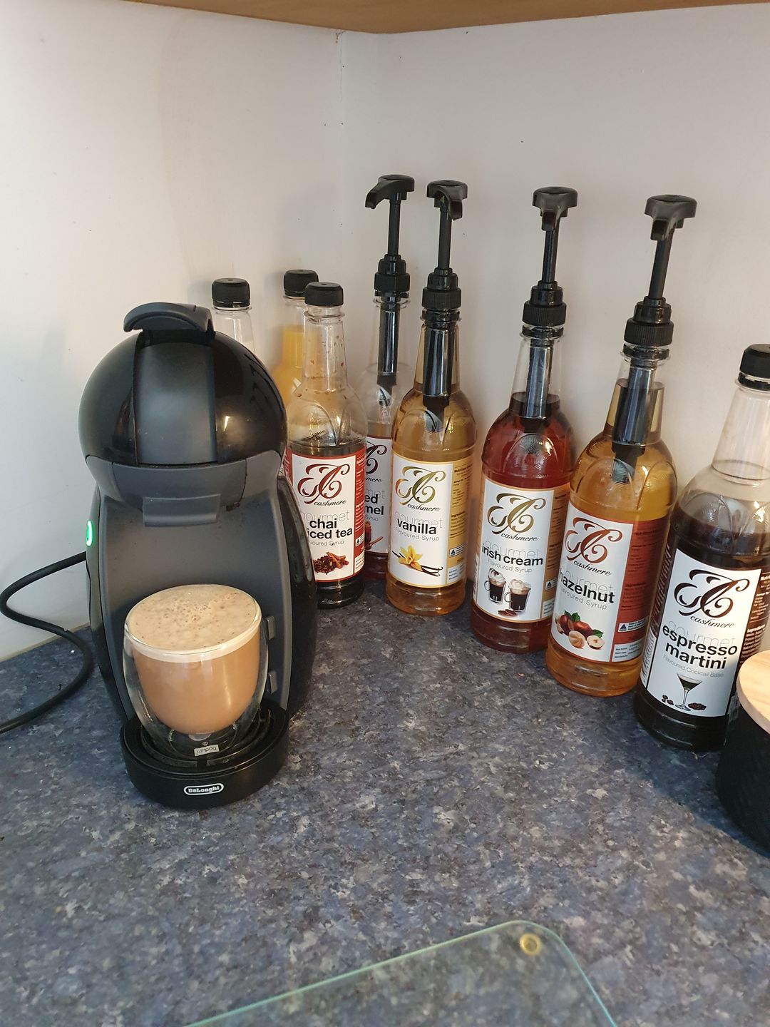 Customer photo review of Irish Cream Coffee Syrup