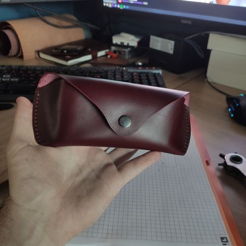 Customer photo review of No.79 | Leather Sunglasses Case (Digital Pattern)