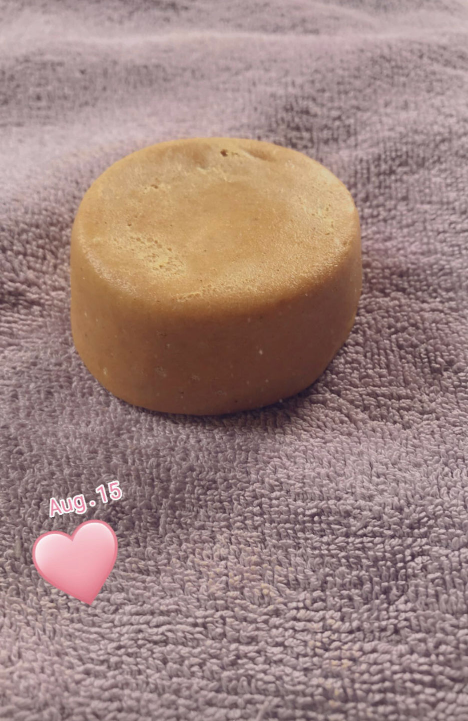 Customer photo review of Shampoing solide Bambou & Hibiscus