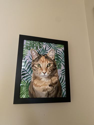 Customer photo review of Custom Pet Poster